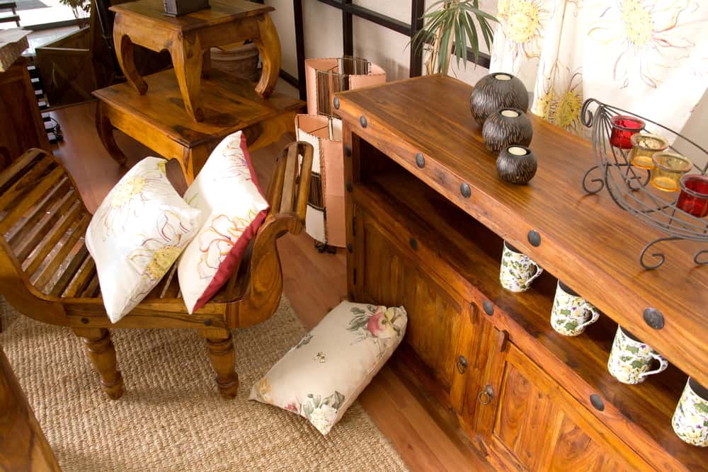 wooden accent furniture