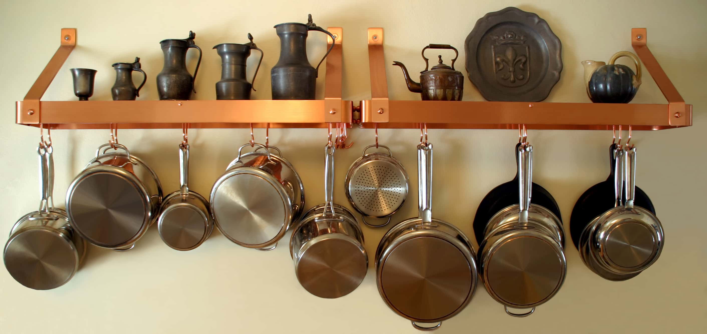 kitchen pots and pans