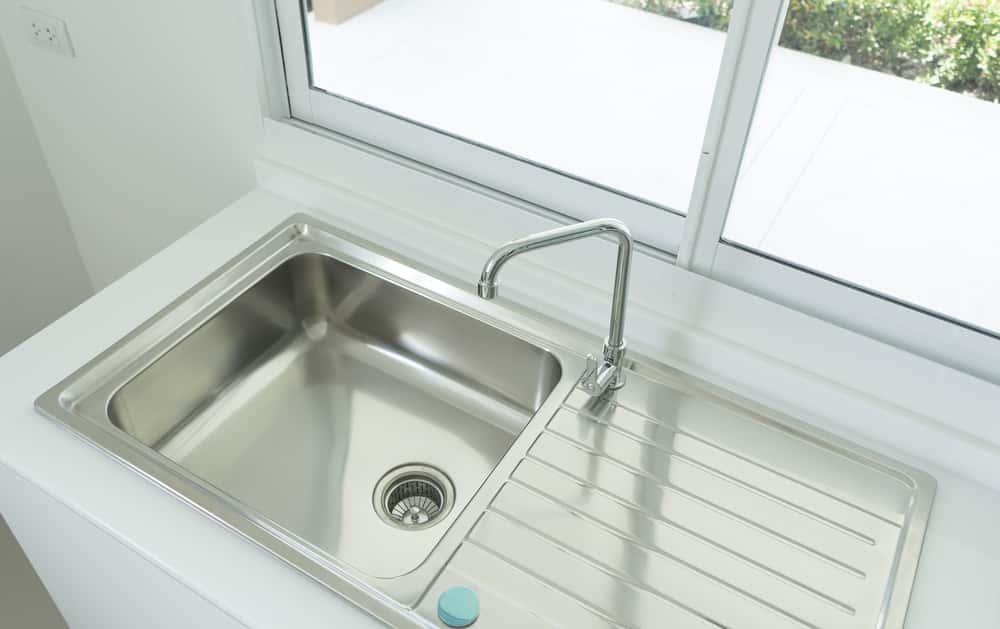 sink with drainboard