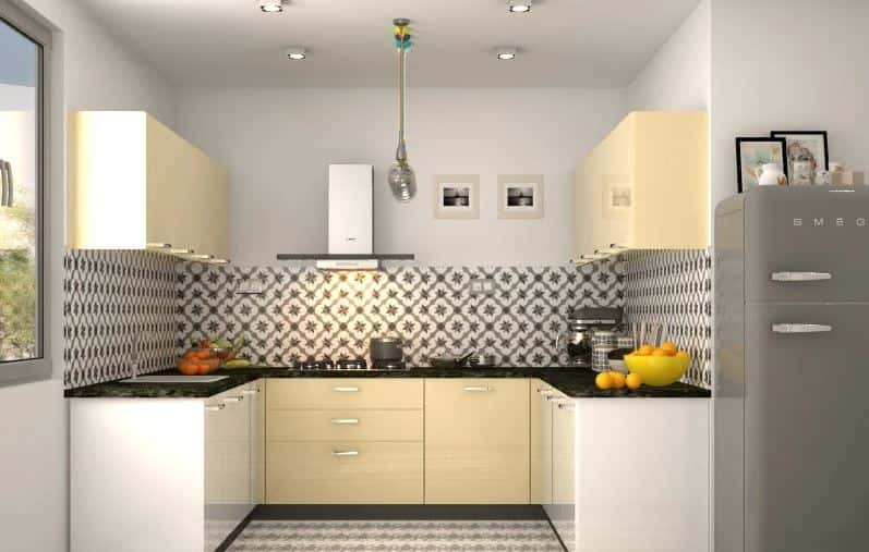 black granite kitchen