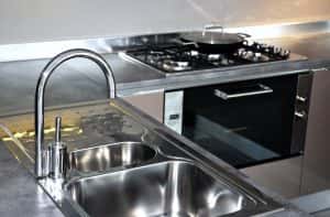 stainless steel kitchen 