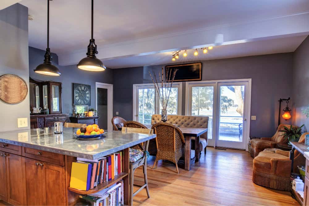 eclectic living room