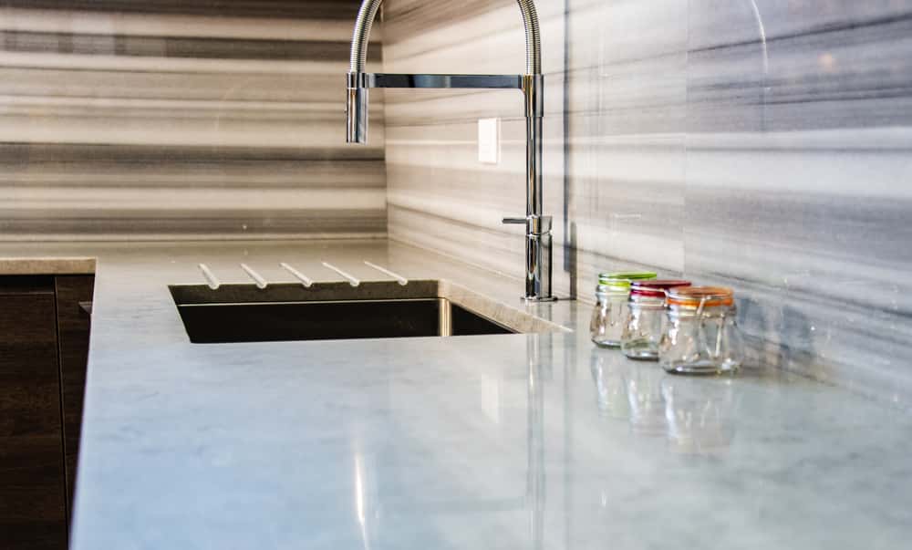 marble kitchen countertop
