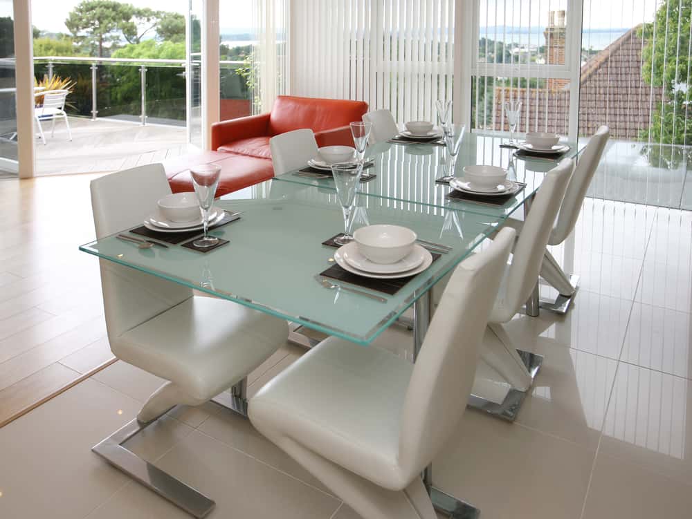 glass Dining table