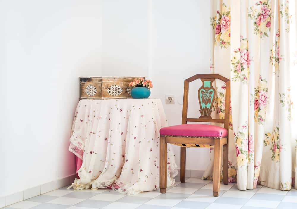 Floral Print curtains