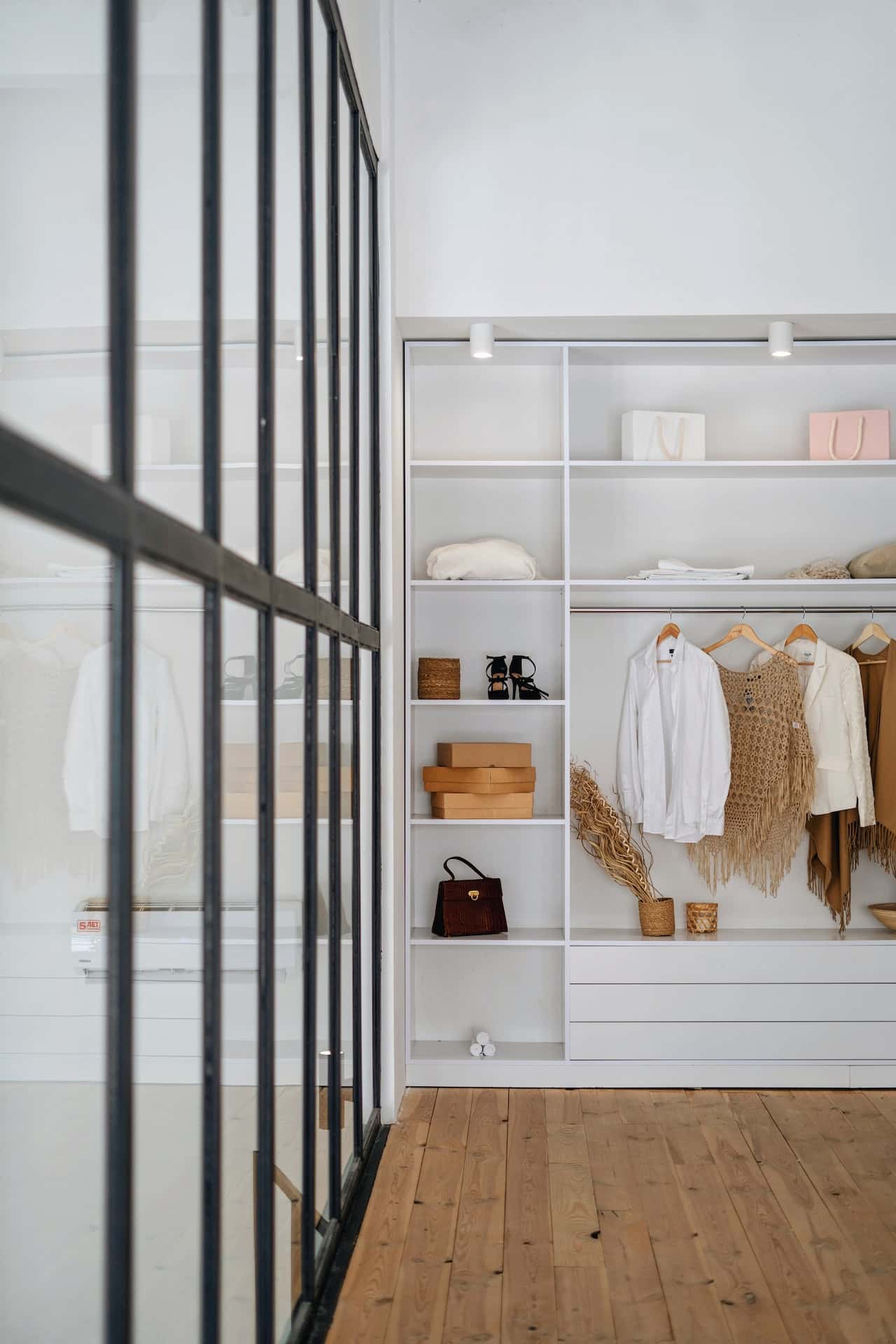 open wardrobe
