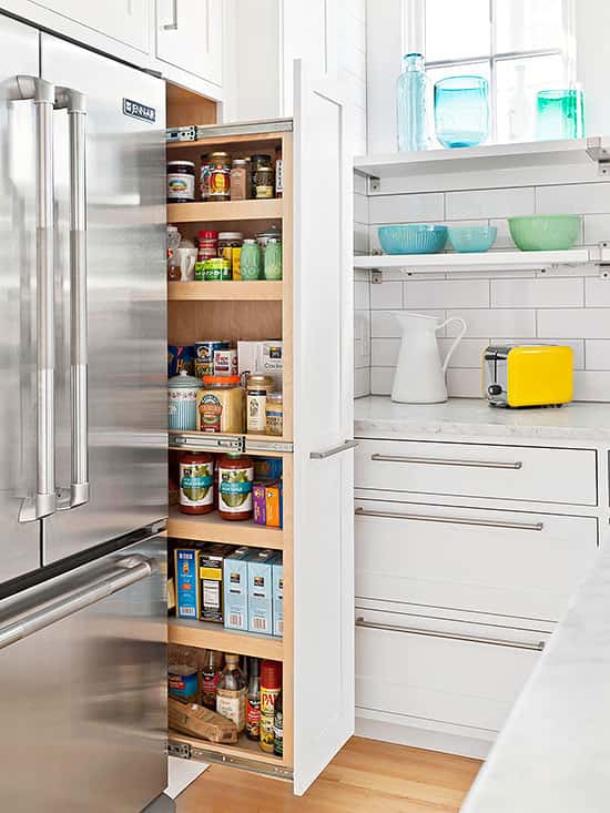 do not over weight your pantry units