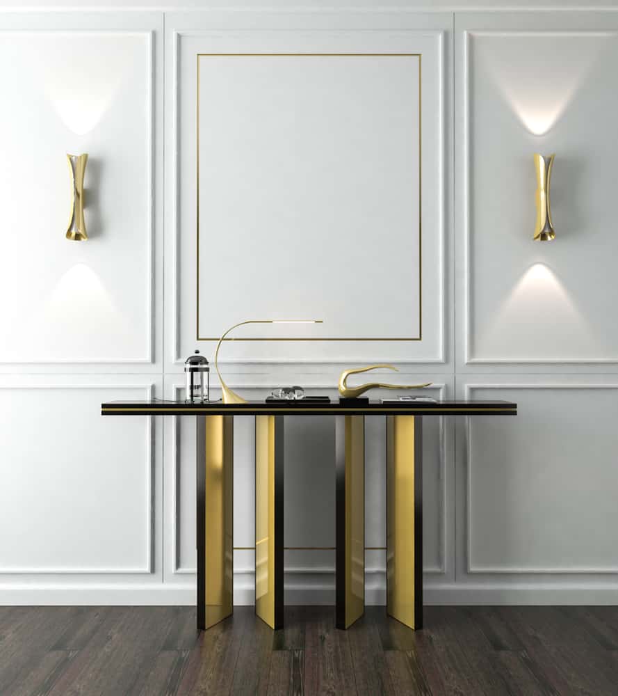 modern console table