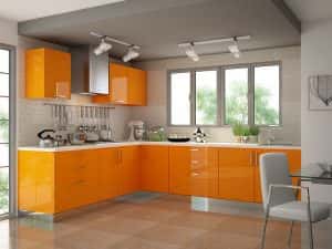 Stainless steel kitchen
