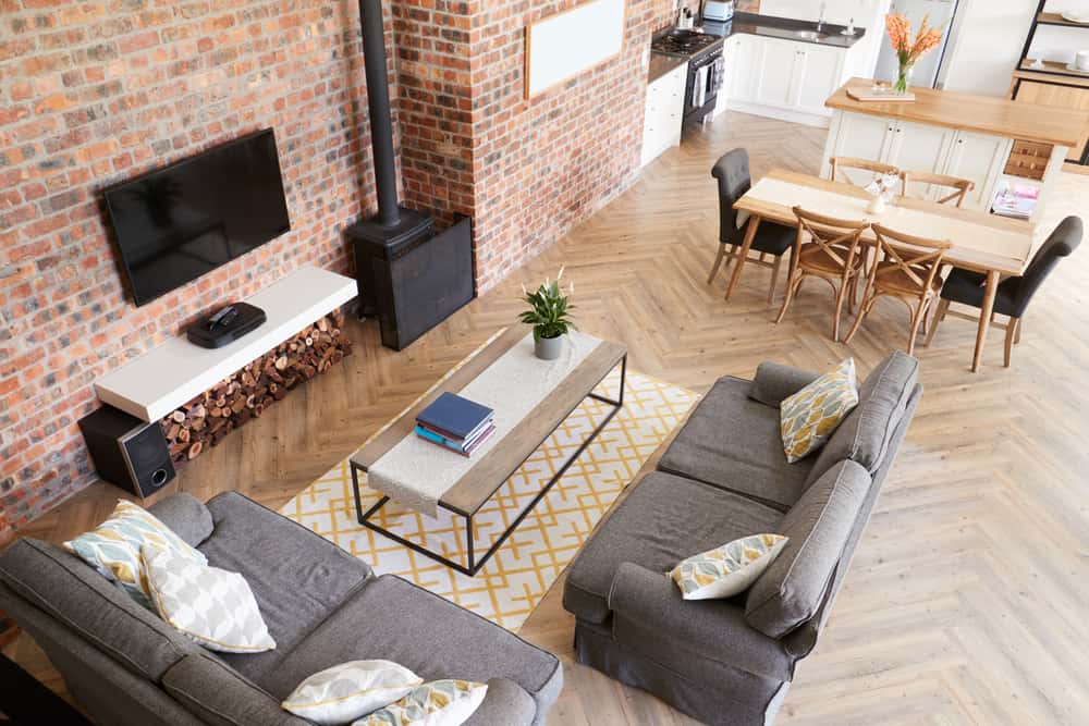 open-plan home interior design