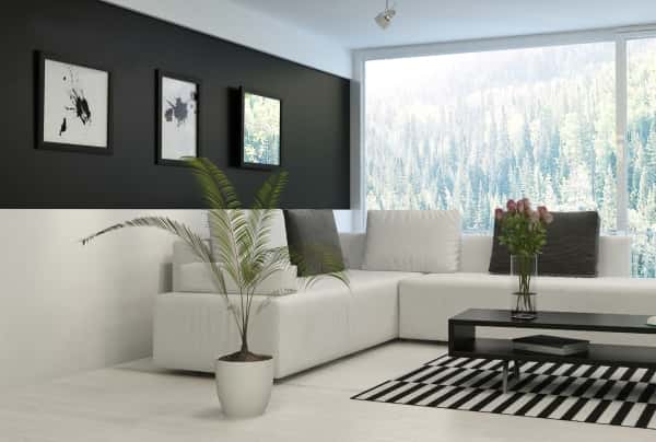 Black Colour Interior Design Theme