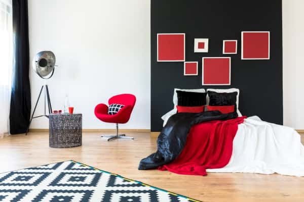 Black Colour Interior Design Theme