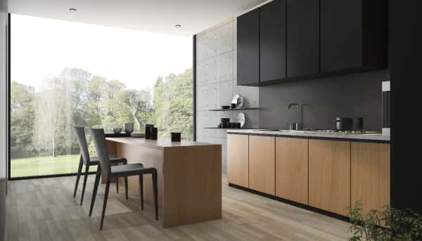 Black Colour Interior Design Theme