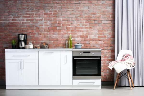 red brick wall kitchen designs 