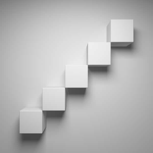 Cubic Designs on Wall