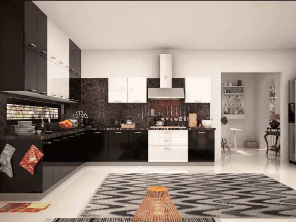 Two toned kitchen cabinets