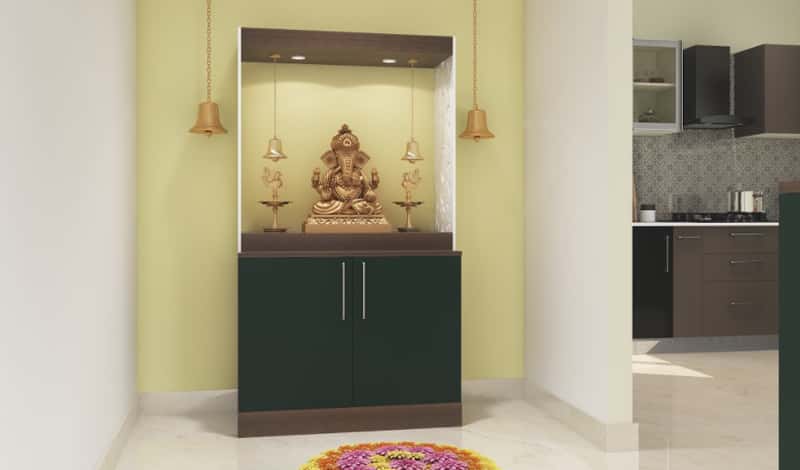 modern pooja mandir