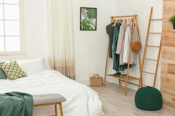storage options in bedroom