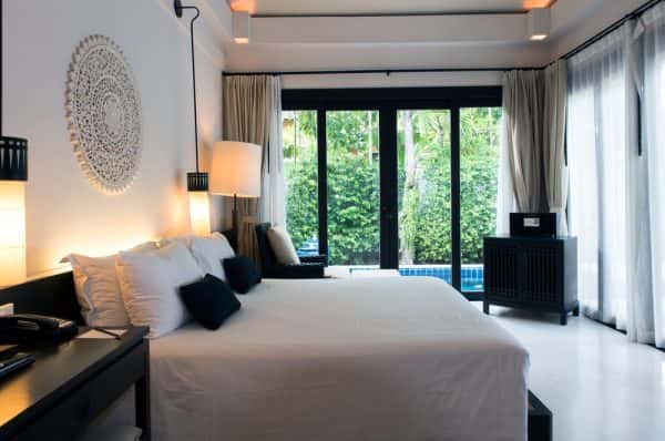 well furnished bedroom