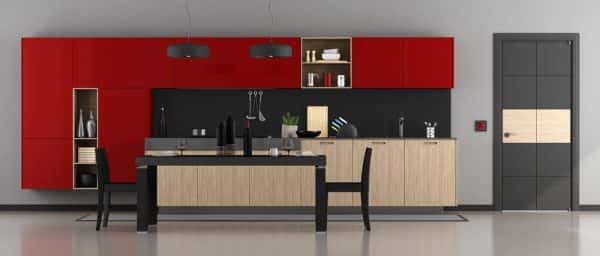 two tone kitchen designs
