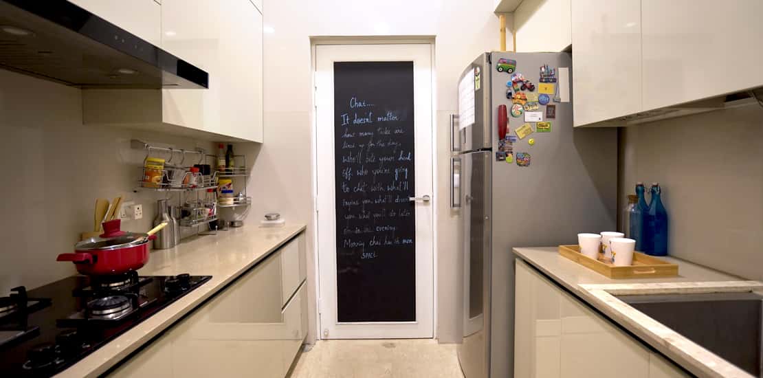 parallel modular kitchen
