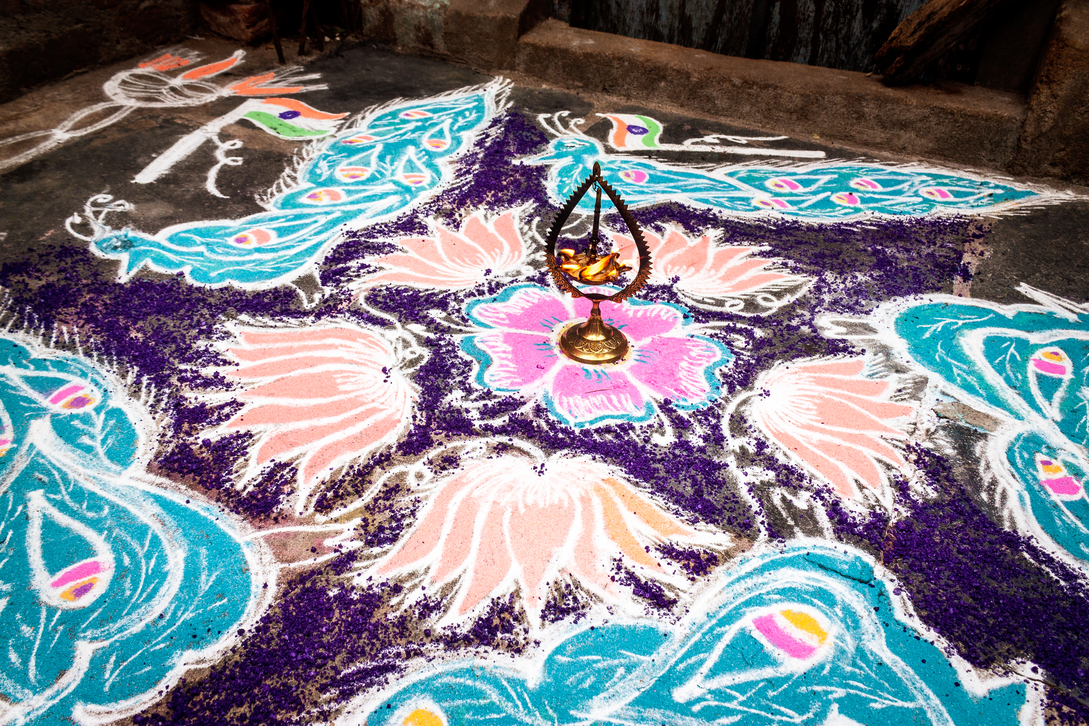 Rangoli Designs for Republic day