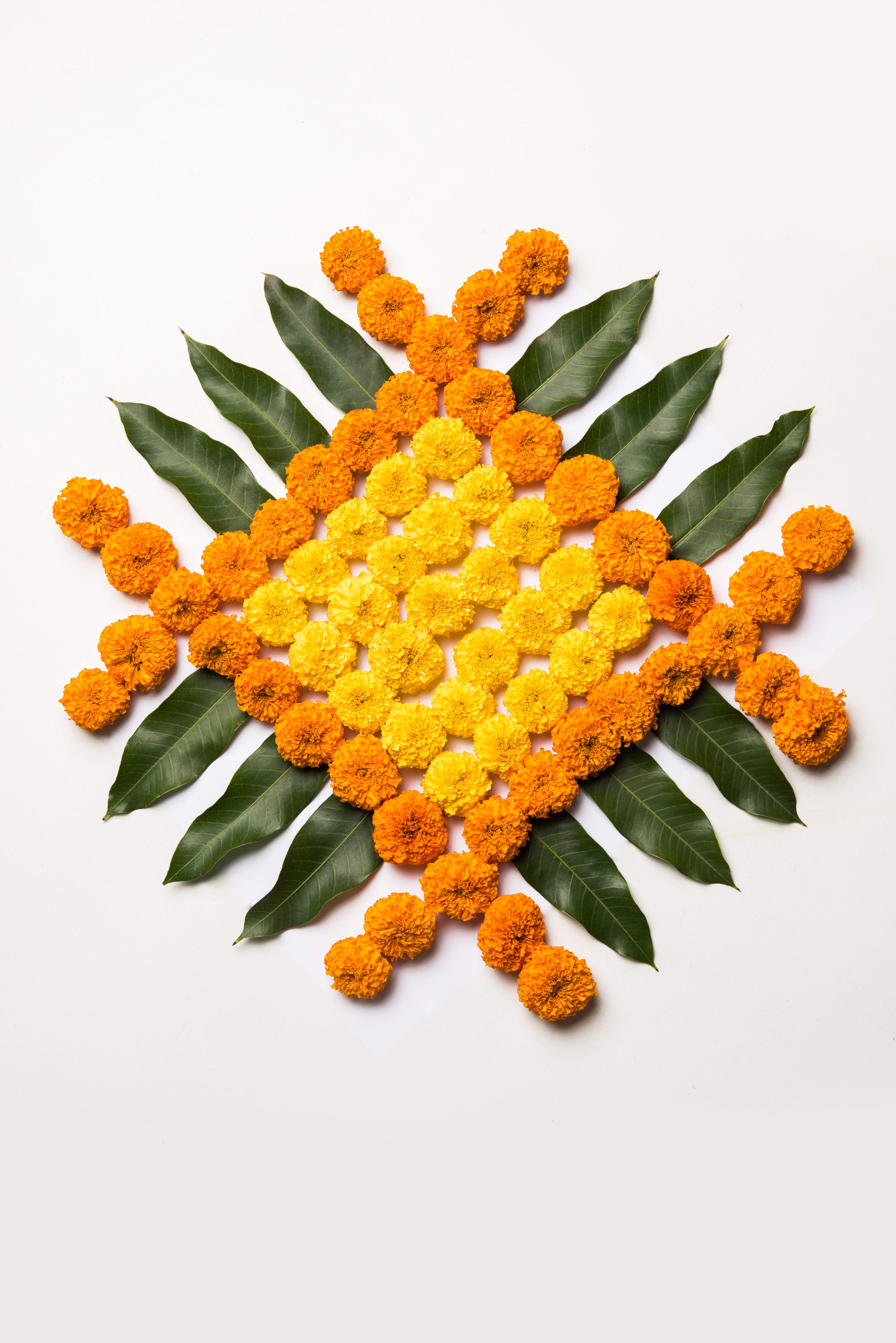 flower rangoli