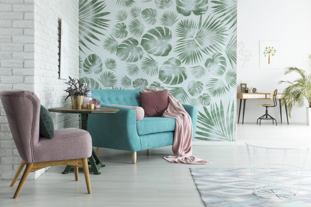 tropical theme lounge design