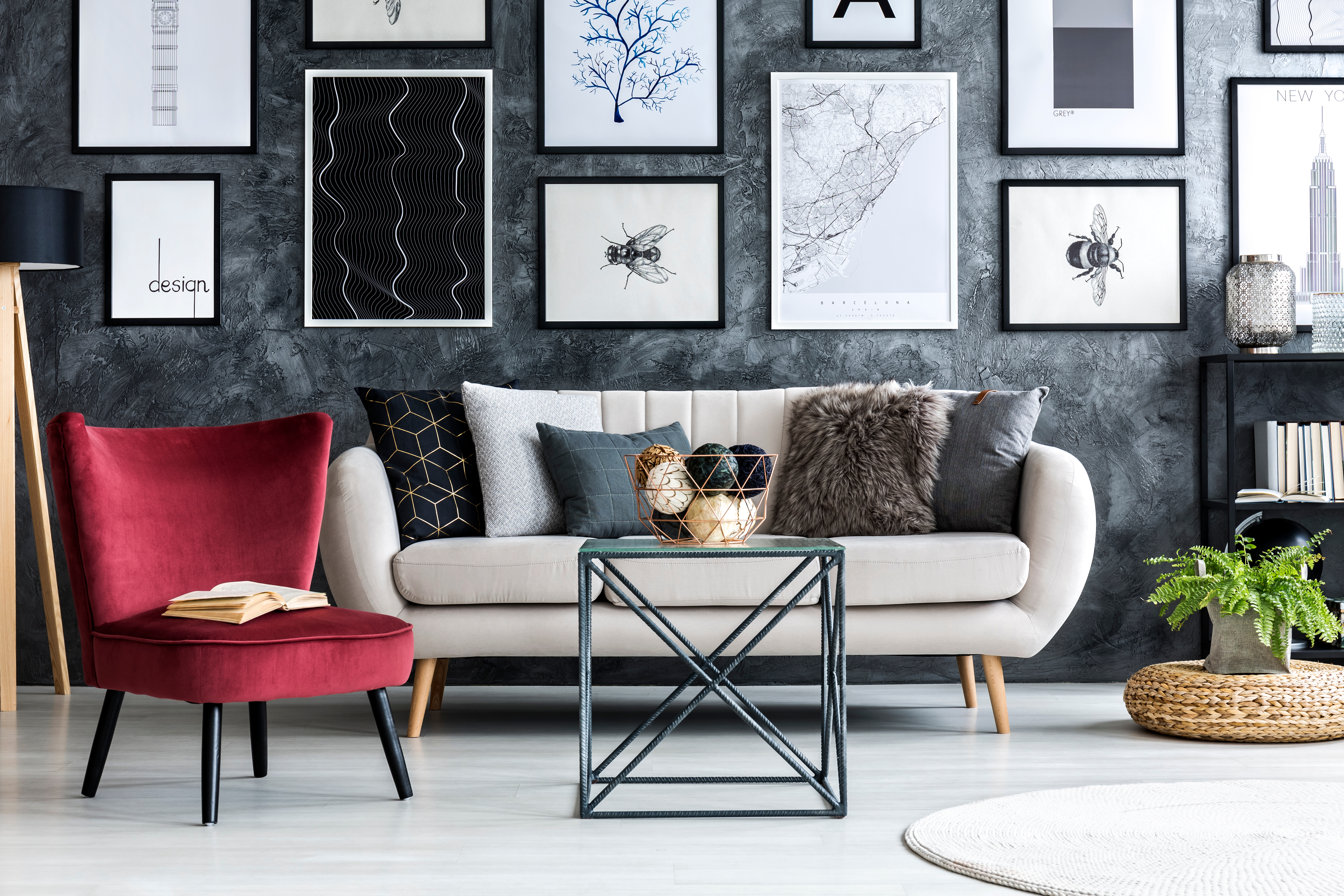 how to pair your home interior with cream colour sofa