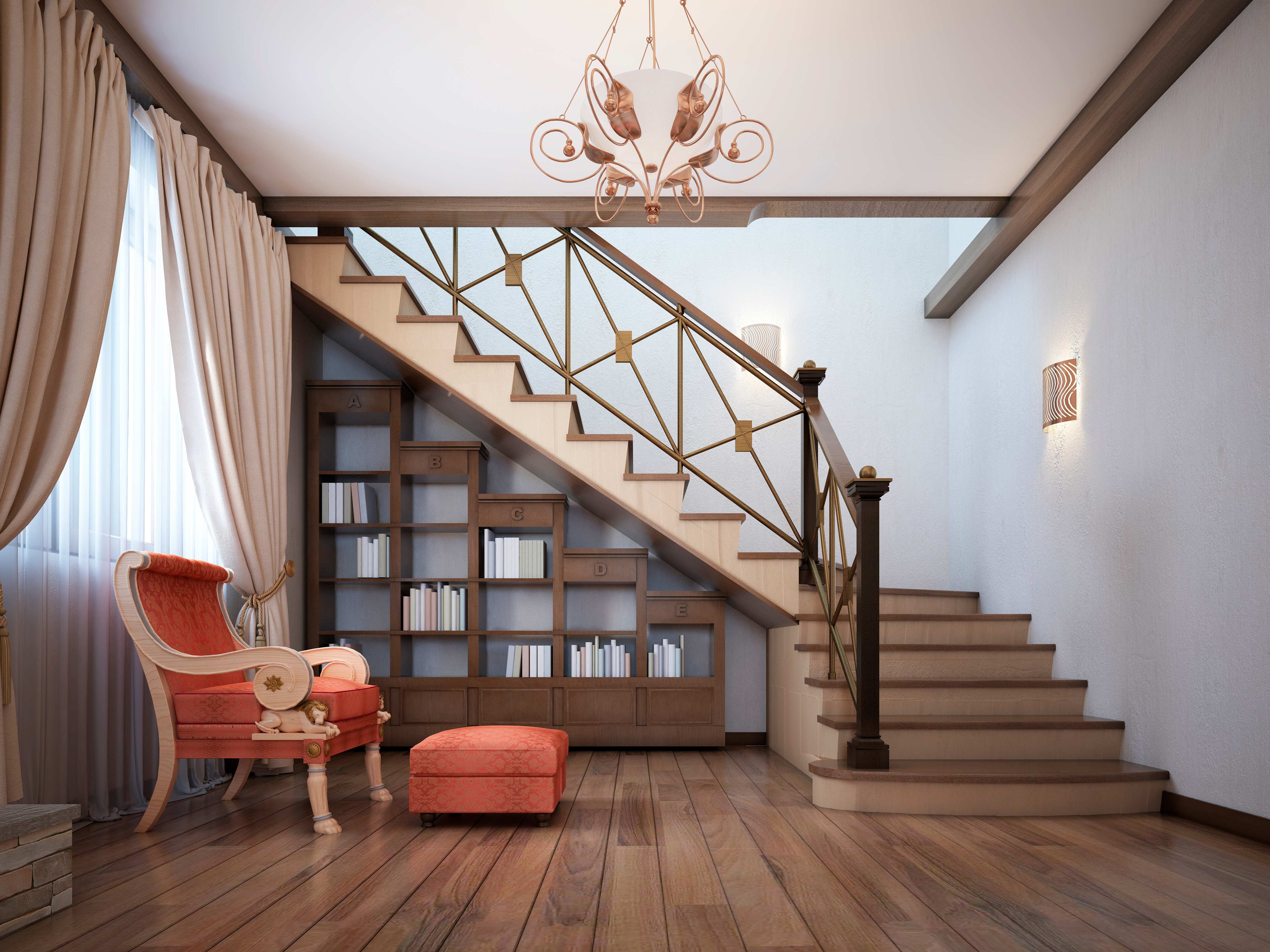 Under Stairs Reading Nook