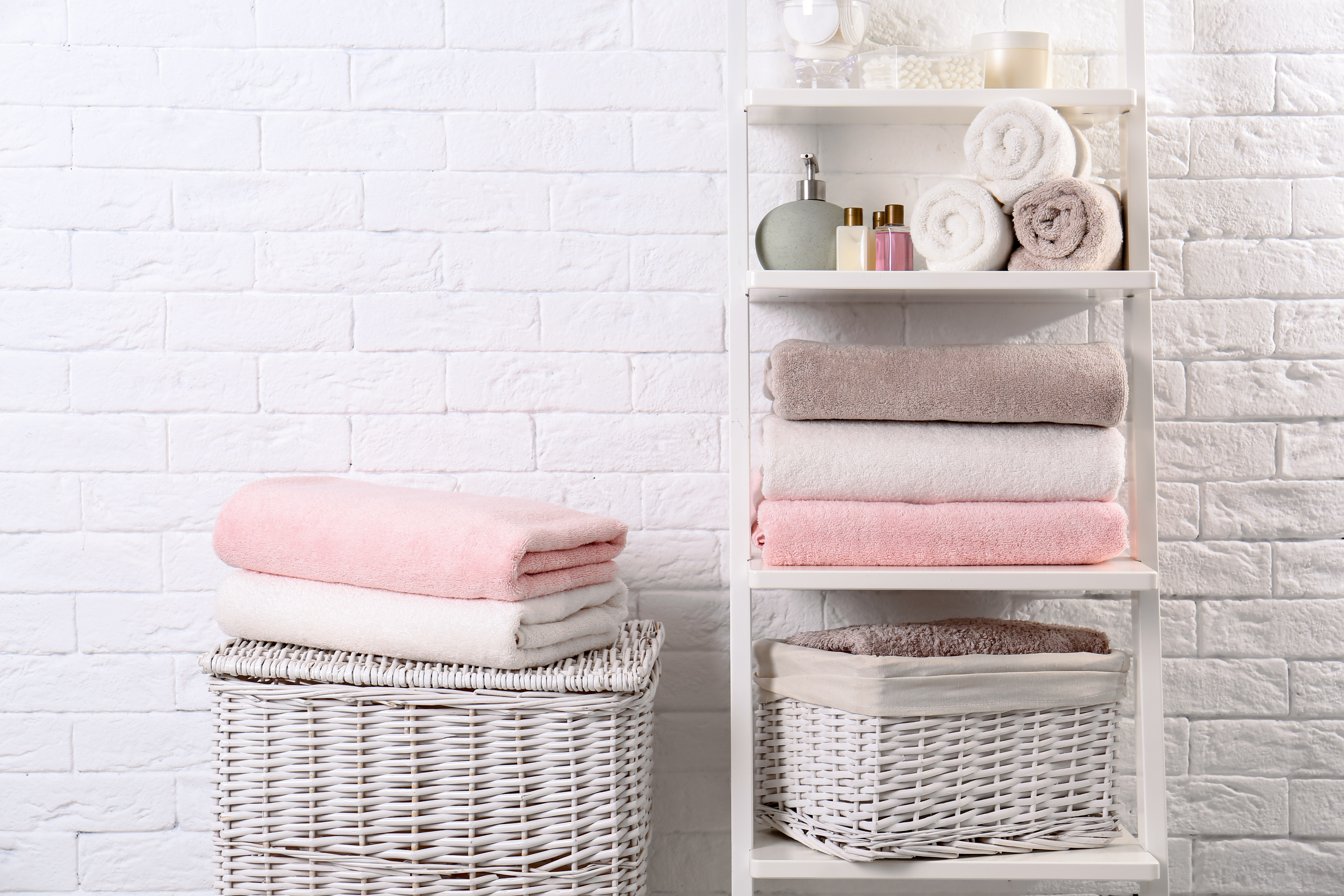 Bathroom Open Shelves