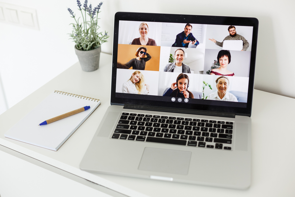 Virtual meetings at home