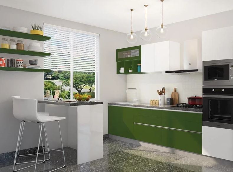 how to set up baking corner in kitchen