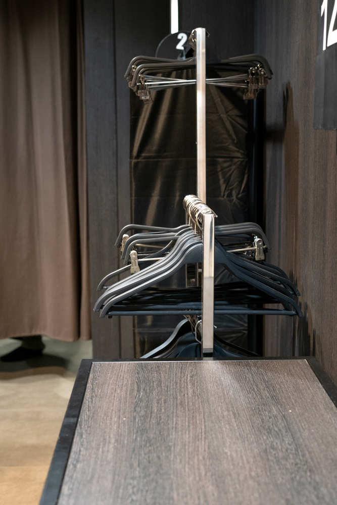 hanger mount wardrobe