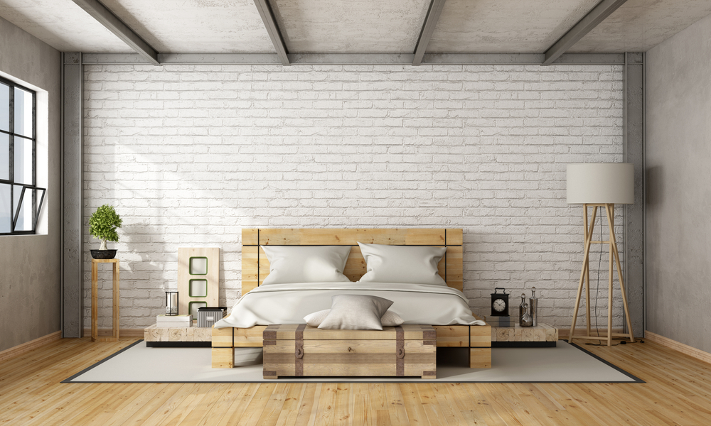 textured accent wall for bedroom