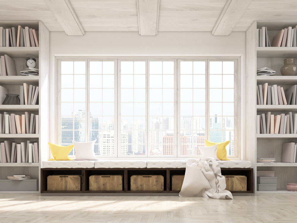 reading nook with window seating