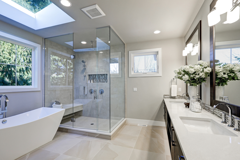 hotel style bathroom designs