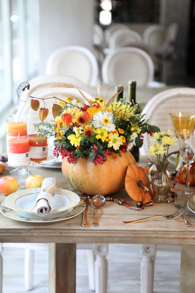 pumpkin centerpieces