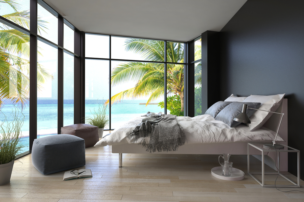 mirror Facing bed