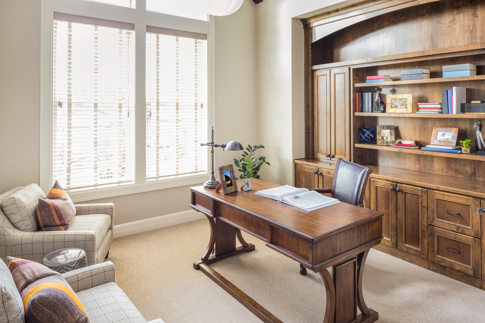 wooden study table 