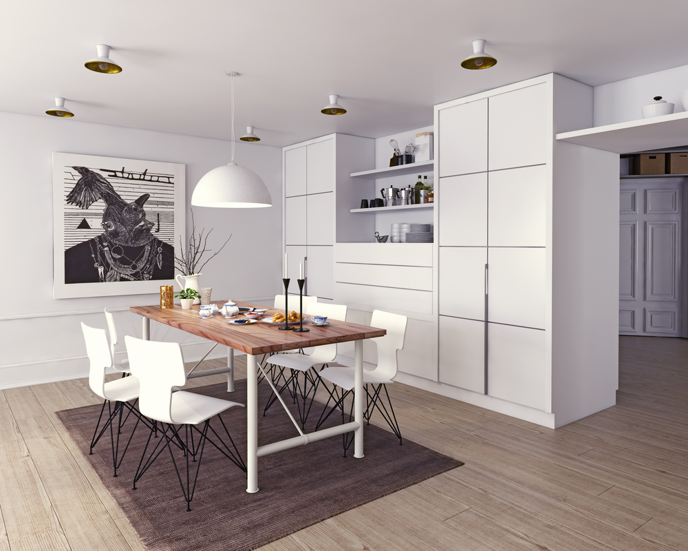 Dining room accent wall