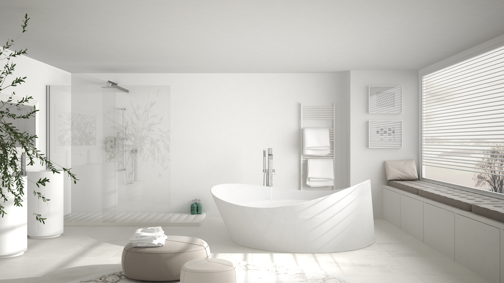 white bathroom