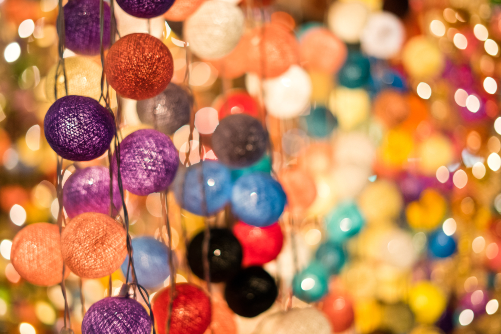 colourful fairy Lights