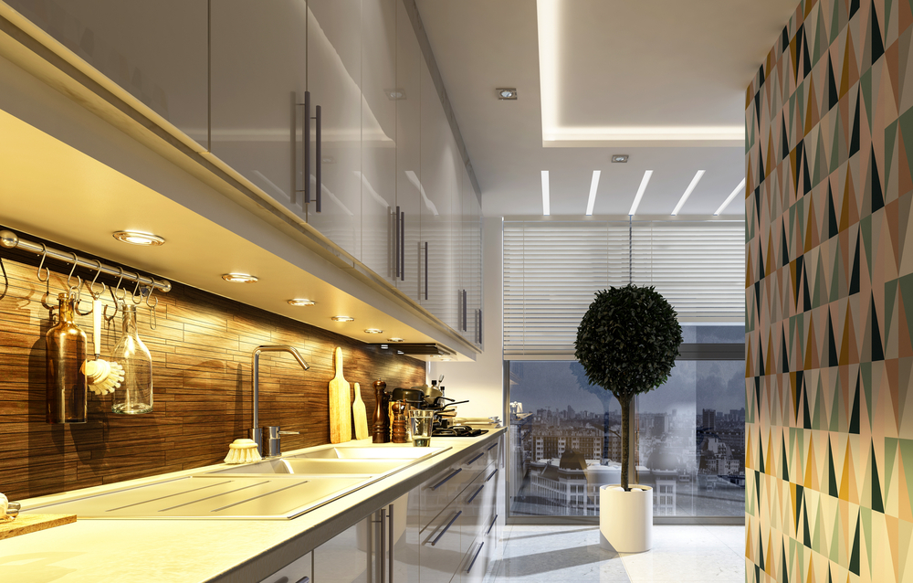 spacious kitchen