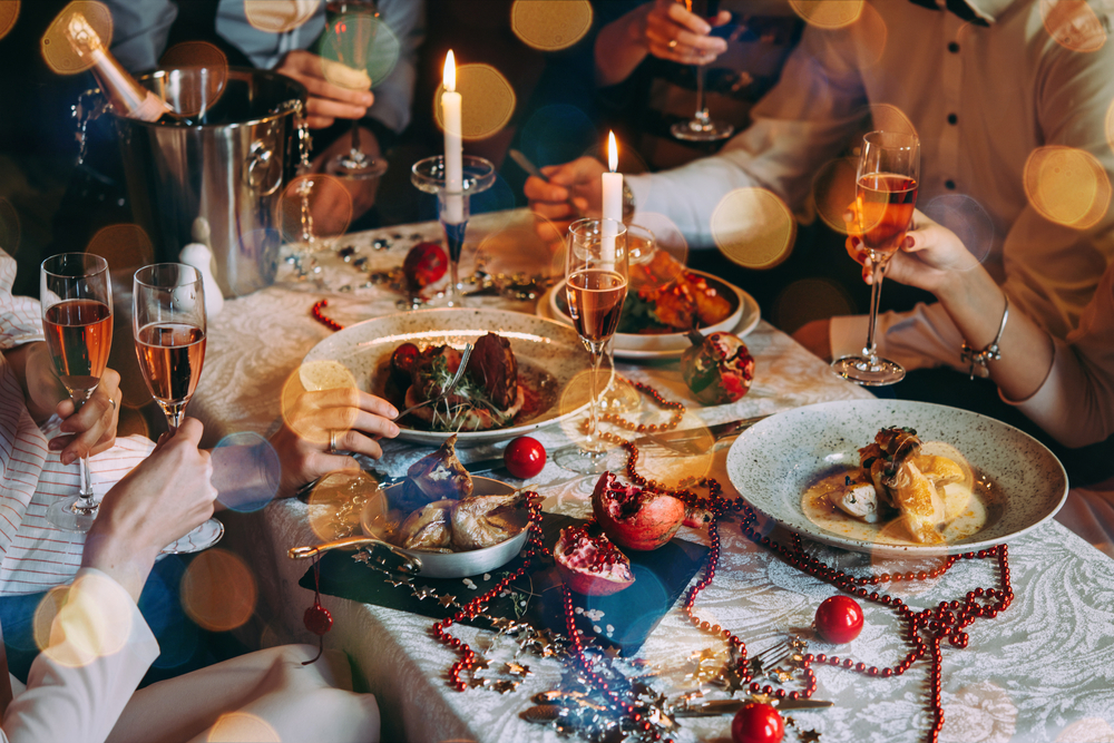 new year dinner party