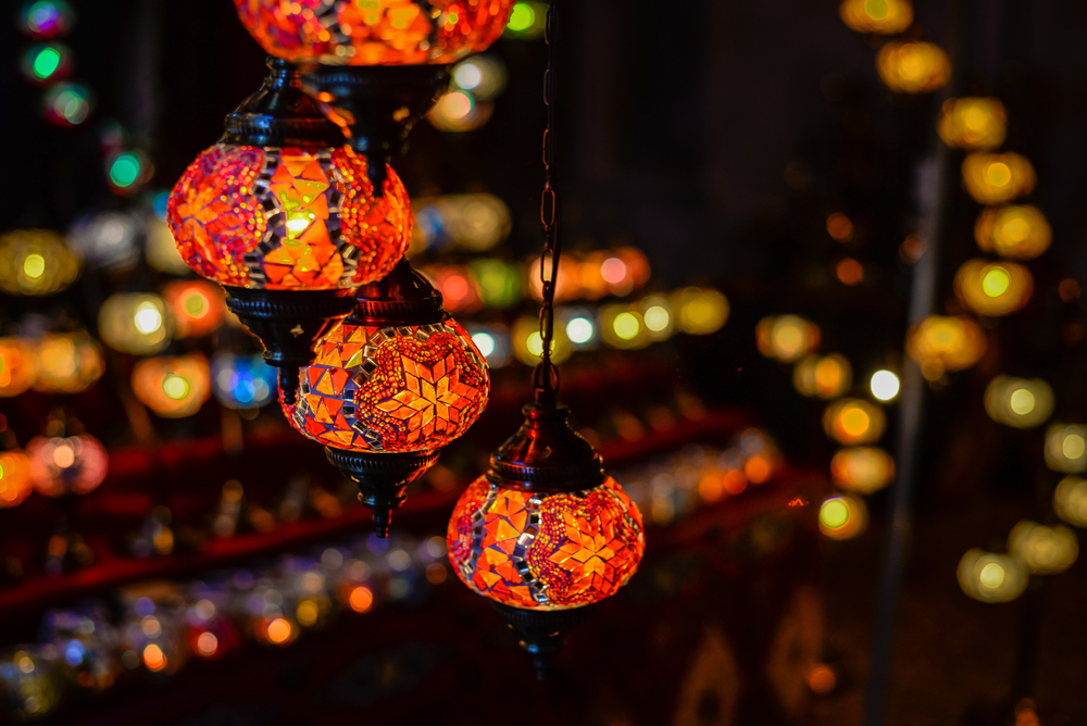 warm beautiful diwali lights