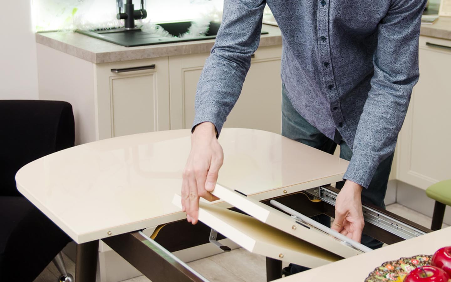 extendable dining table design