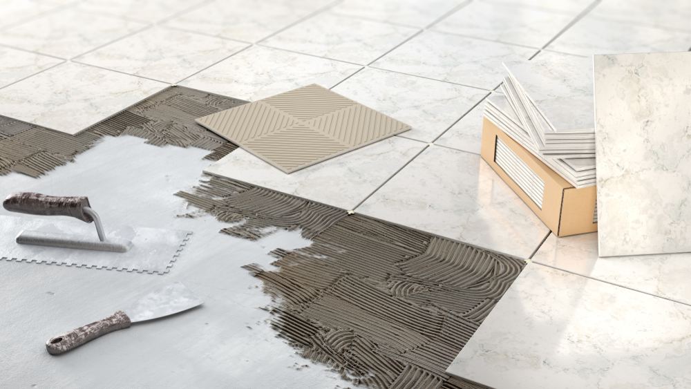 marble installation