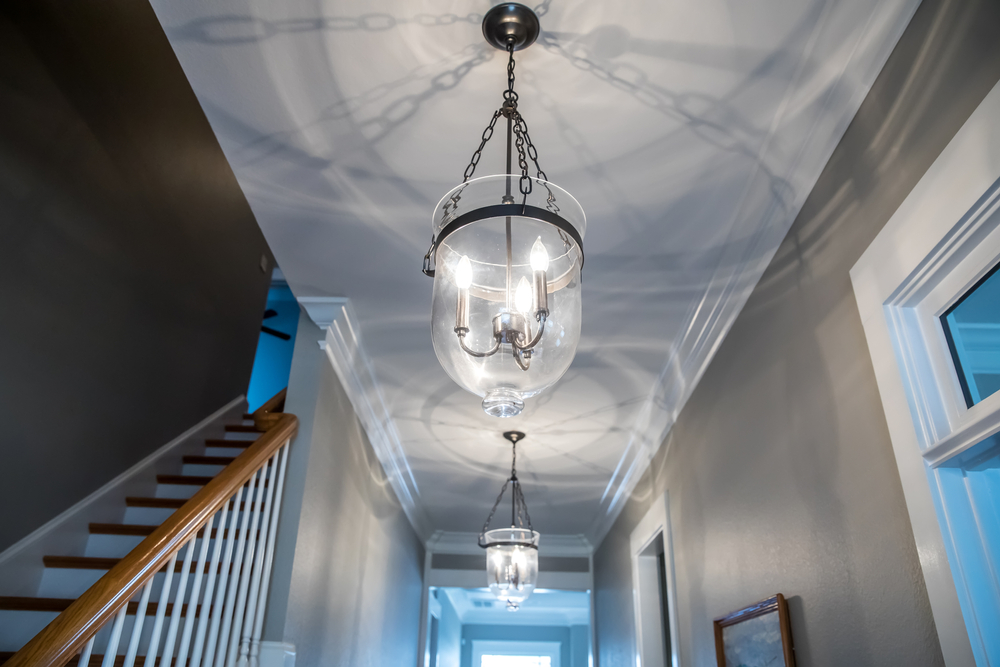 narrow entryway lights