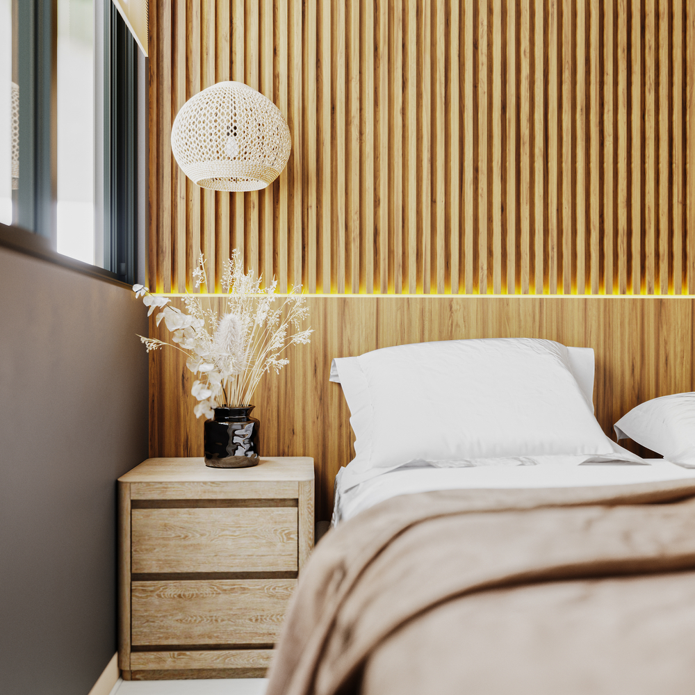 Asian style bedroom